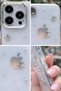Case for iPhone 16 Pro Case Airbag Design Silvery Transparent Pole Cover - 3