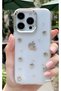 iPhone 15 Pro Max Case Glitter Transparent Pole Cover with Airbag Design