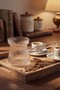 Heat Resistant Glass Coffee Pot Striped 400 Ml, 10 cm Height, Glass Turkish Coffee Pot - 7