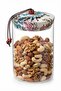 650 ml Borosilicate Glass Airtight White Fabric Covered Jar with Bamboo Lids, Diameter: 8 Cm, H: 18 cm - 7