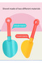 Beach Toy Set for Kids | Bucket + Watering Can + Shovels & Molds | Smooth No-Burr Edges - 3