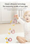 Baby Rattle Elephant Ring Toy with Textured Easy-Grip Handle, BPA & Phthalate Free, - 4