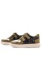Genuine Leather Khaki Green Velcro Light Sole Boys' Sports Shoes - 6