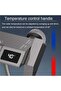 Wall-Mounted Rainfall Shower System, Smart Digital Display with Piano Keys Diverter - 6