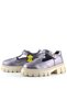 Genuine Leather Platinum Cream Sole Flower Detailed Girls' Casual Shoes - 6