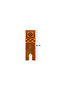 Seljuk Burning Patterned Wooden Rahle - Large - 65 cm - 2