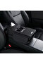 Car Armrest Heightening Pad with Cup Holder & Tissue Box(Black) - 5