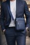 Men's Navy Blue Messenger Bag Shoulder Bag