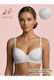 Cotton Lace Silicone Underwire Shiny Assorted Padded Bra - 3