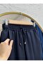Asian Carrot Leg Trousers-Mt1444 Navy Blue - 3