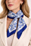 45x50 cm satin bandana, satin scarf, satin bag accessory - custom pattern bandana