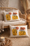 Simple Modern Designed Flowers Patterned 2-Piece Rectangular Throw Pillow Cover - 5