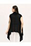 Slim Short Knitwear Poncho Vest – Chiffon Look, Lightweight and Stylish - 2