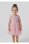 Girl's Sun Patterned Dusty Rose Double Set with Bolero, Ages 1-5 - 2
