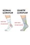 Women's 4 Pairs of Bamboo Elastic Non-Squeezing Diabetic Ankle Socks - 2