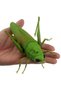 Interactive toy, Grasshopper with remote control, green, brick, 12cm - 4