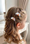 2 Handmade Rainbow Hair Clips
