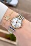 Yellow Silver Color Women's Wrist Watch - 2