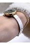 Steel Cord Square Small Case Women's Watch 3 Atm Waterproof 2 Years Warranty+Bracelet Gift - 2
