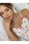 Women's Nightwear Dress with Straps - 3