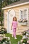 Short-Sleeved Girls' Pajama Set Interlock Anti-Sweat - 6