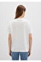 Printed Ecru T-Shirt Loose Fit / Relaxed Fit 1613327-70057 - 4