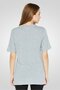 Women Crew Neck Short Sleeve Brand Logo T Shirt, Grey - 2