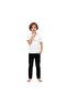 Oversized White T-Shirt with Gold Emblem" - 2