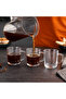 3Pcs Glass Mug Set with Handle RF2752-GW Transparent - 2
