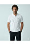 Mnt3415 White Pique Men's Polo Neck T-Shirt - 3