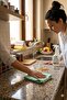 40X40 Microfiber Kitchen Bathroom Seat Wiping Cloth Multi-Purpose Absorbent Cleaning Cloth 3 Pieces - 5