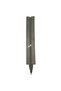 Angel Bag Accessory 40 cm Leather Zipper Khaki Color Silver Metallic - 2