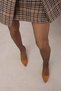 Lita Tan Color Suede Women's Stiletto Heeled Shoes - 5