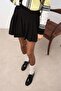 Berta Black Color Patent Leather Women's Oxford Flat Shoes - 5