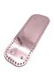 Angel Bag Accessory Shiny Patent Leather 32x12 cm Rectangular Bag Base Powder Color Silver Metal - 2