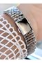Rose Gold White Dial Metal Cord Women Wrist Watch - 3
