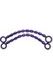 Angel Bag Accessory 20 mm Oval Wooden Beaded 40 cm Purple Bag Strap - 2