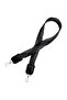 Angel Bag Accessory Ledi Supra Knitted Model Black Color Leather Bag Handle Silver Metal - 3