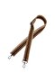 Angel Bag Accessory 120x4 cm Jute Column Bag Handle Chain Pattern Coffee Shades Silver Metal - 3