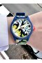 Unisex Waterproof Plastic Cord Wrist Watch