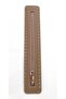 Leather Zipper New Model Mink 30 Cm Silver