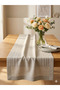Ranner 35X145 cm Living Room Runner Linen Look Dining Table Runner - 3