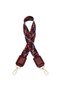 Angel Bag Accessory Ledi Supra Mesh Model Burgundy Color Leather Bag Handle Light Gold Metal - 2