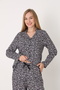 Women's 100% Cotton Buttoned Pajama Set 19102 - 7