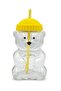 Bear Shaped Borosilicate Glass Mugs with Silicon LID and PP Straw - 2