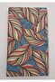 Angel Bag Accessory 90X50 Cm Duck Liner Fabric Wrap Leaf Blue Green Patterned No:18 - 2
