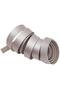 2 cm Strip of Faux Leather, Silver Color, 1 meter - 3