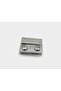 Smoked Screw Bag Lock 3.5x2.7cm