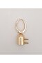 Angel Bag Accessory 14 mm Light Gold Color Oval Ring Hooked Sleeve 1 Piece