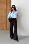 Women's Wide-Leg Lace-Up Palazzo Pants - 3